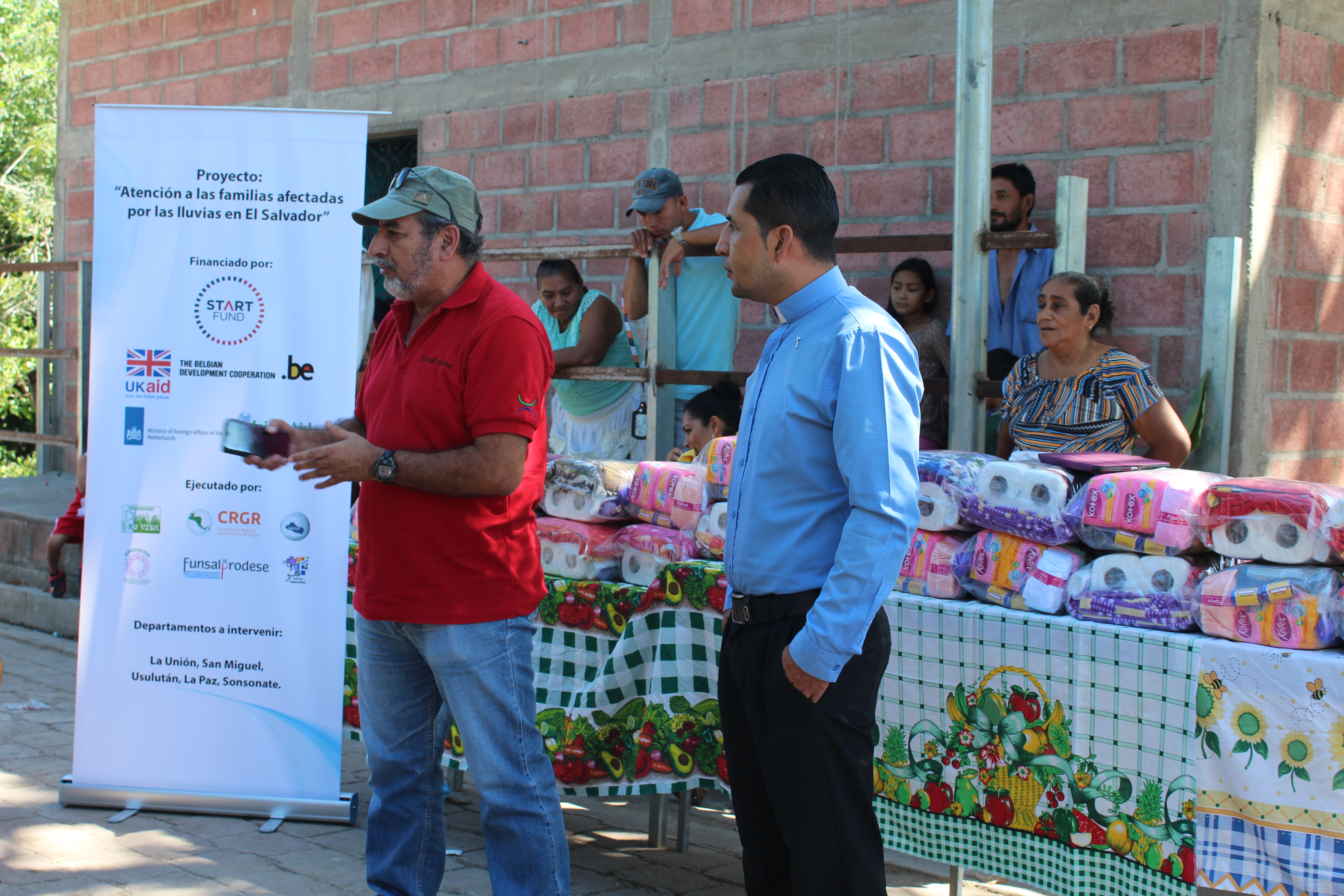 Participantes en proyecto de recuperación y atención comunitaria